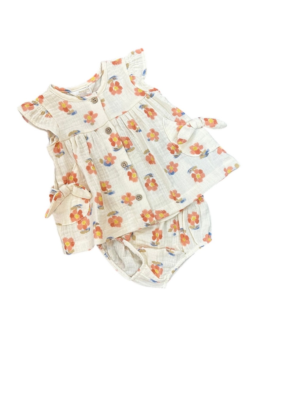 Bow Detail Dress w/Bloomers